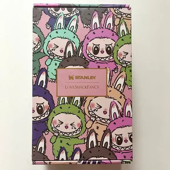 Labubu LoveShackFancy Stanley Tumbler, NEW IN BOX Authentic Collectible, 40oz - Picture 4 of 9